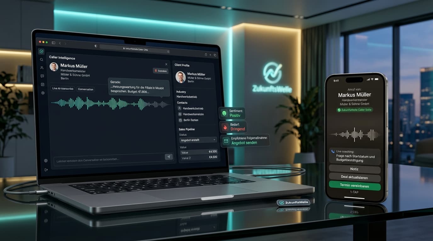 ZukunftsWelle Caller Suite – KI